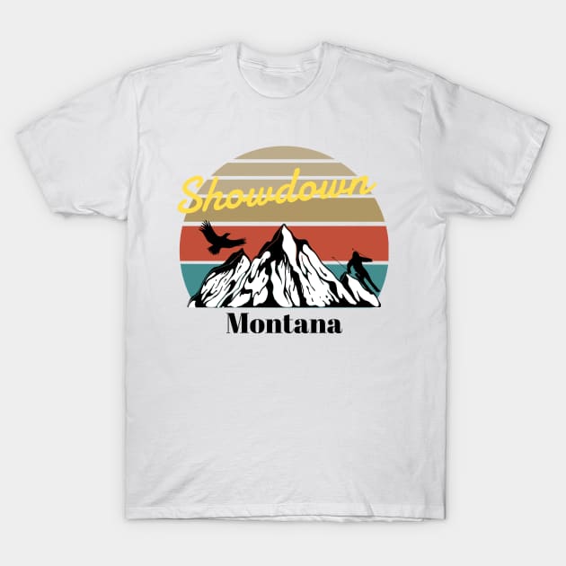 Showdown ski - Montana T-Shirt by MasterClassic